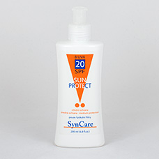 SynCare - SUN PROTECT SPF 20, UVA 8 - fyzikální filtr