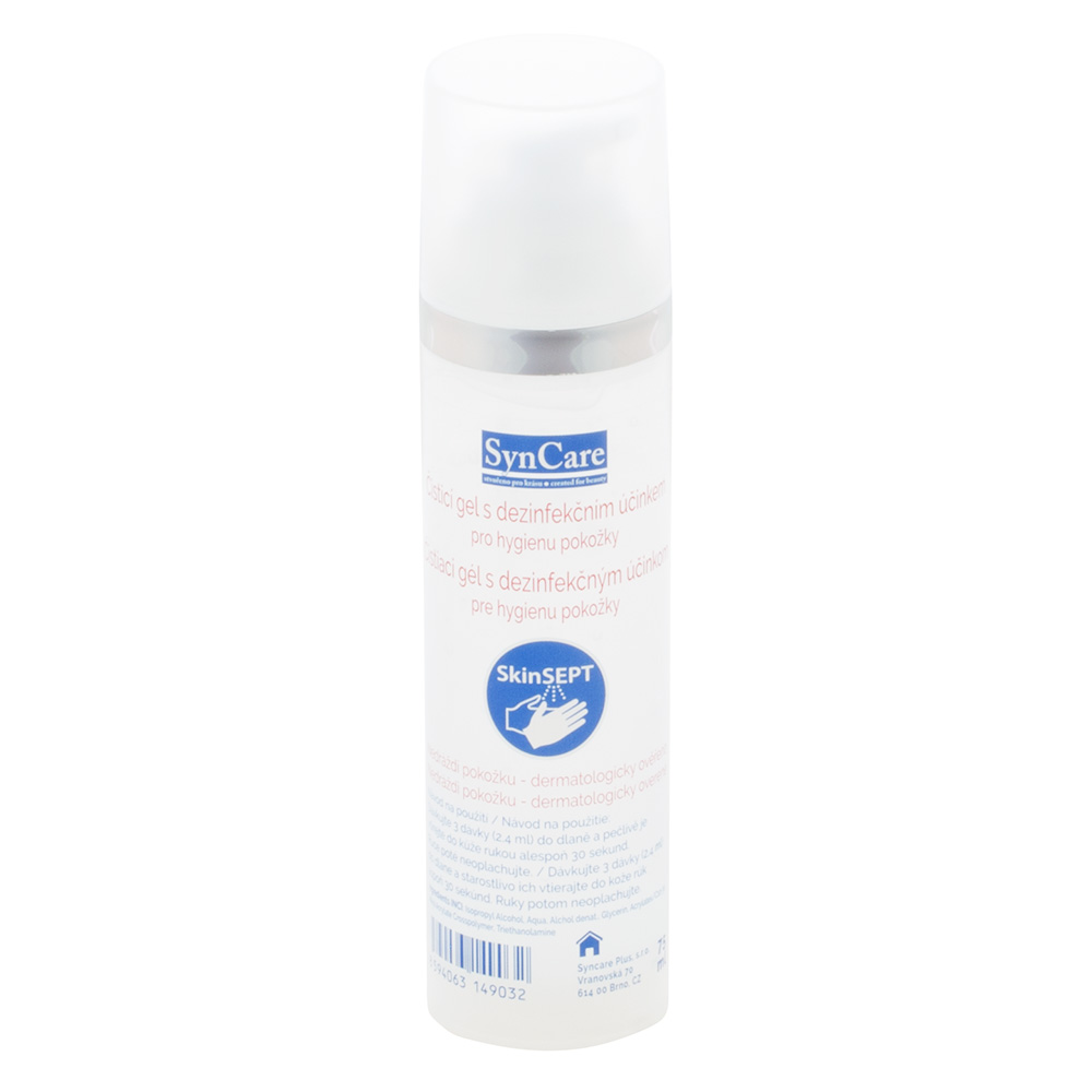 SynCare - Antibakteriální gel na ruce SkinSEPT s dezinfekčním účinkem