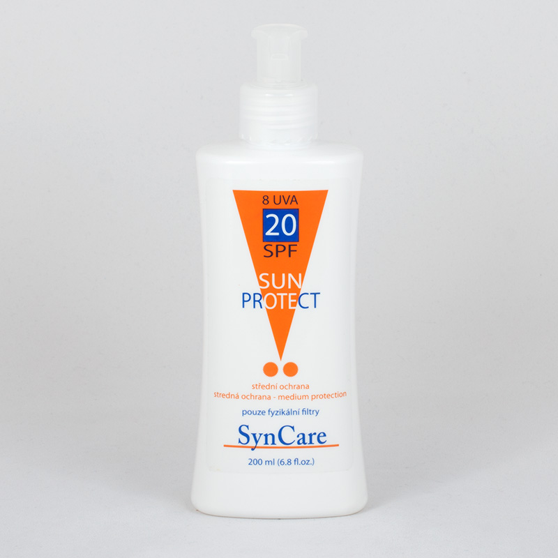 SynCare - SUN PROTECT SPF 20, UVA 8 - fyzikální filtr